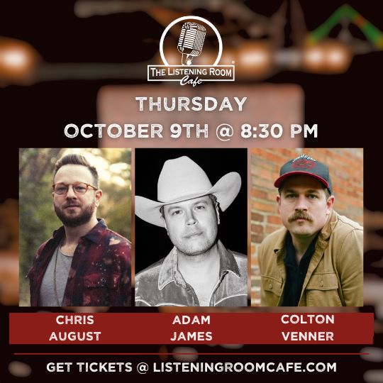 CHRIS AUGUST, ADAM JAMES, &amp; COLTON VENNER
