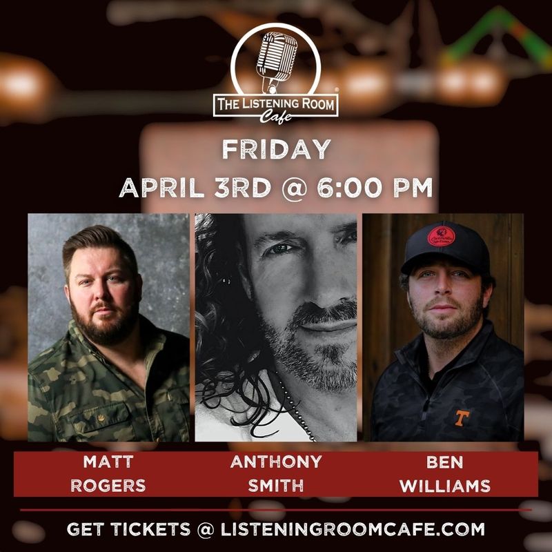 MATT ROGERS, ANTHONY SMITH, &amp; BEN WILLIAMS