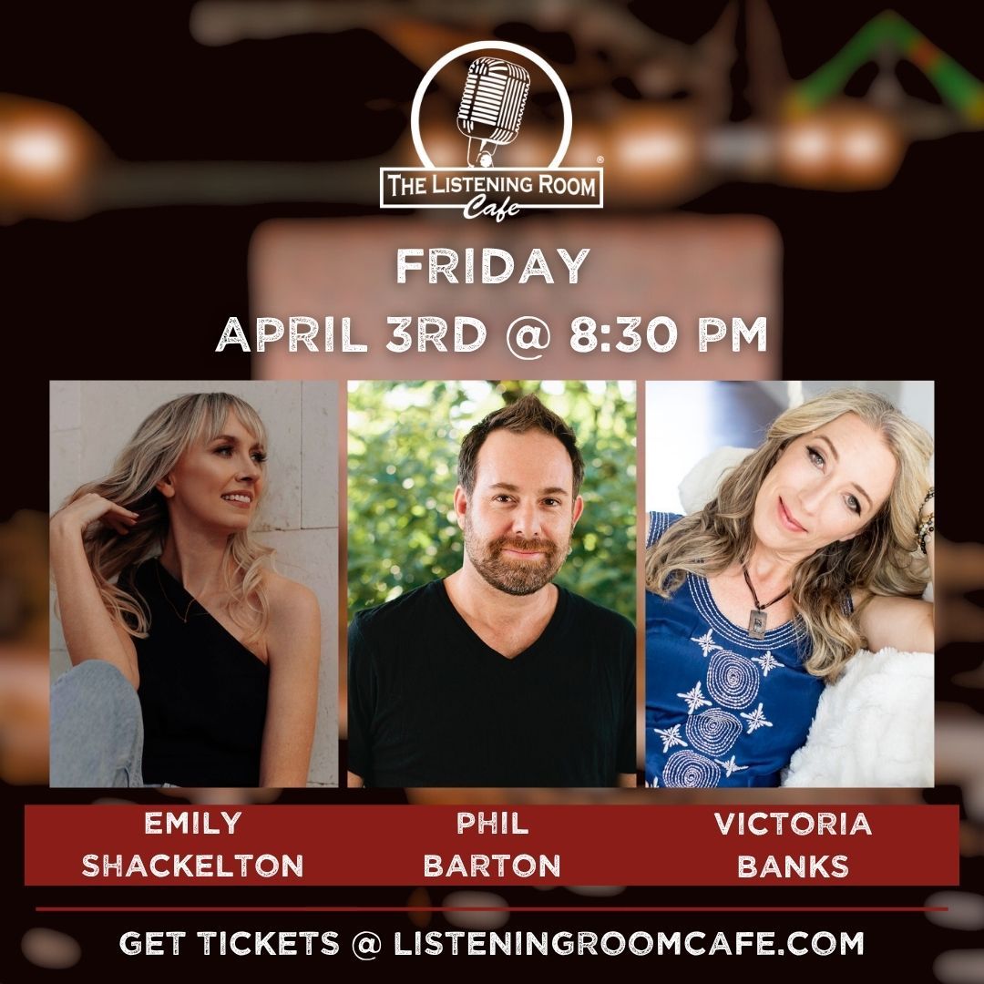 EMILY SHACKELTON, PHIL BARTON, &amp; VICTORIA BANKS