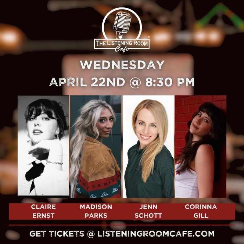 CLAIRE ERNST, MADISON PARKS, JENN SCHOTT, &amp; CORINNA GILL