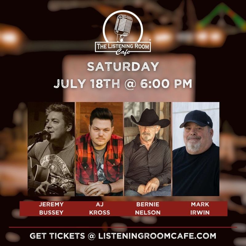 JEREMY BUSSEY, AJ KROSS, BERNIE NELSON, &amp; MARK IRWIN
