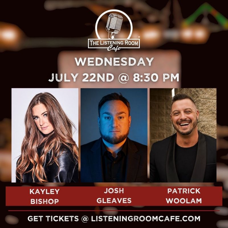 KAYLEY BISHOP, JOSH GLEAVES, &amp; PATRICK WOOLAM