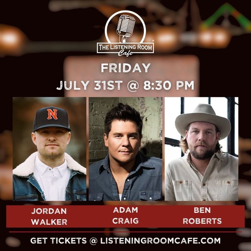 JORDAN WALKER, ADAM CRAIG, & BEN ROBERTS