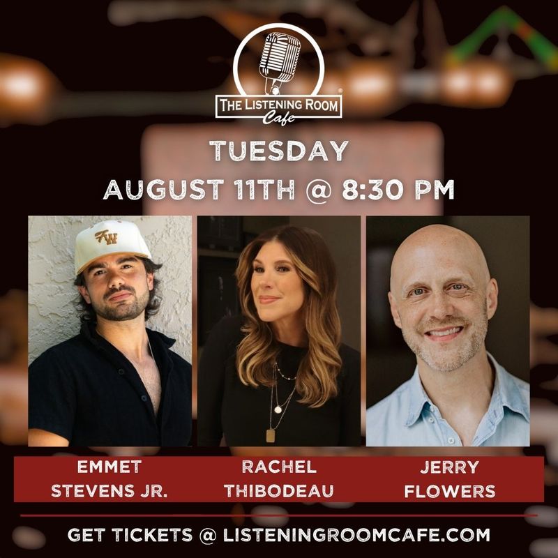 EMMET STEVENS JR, RACHEL THIBODEAU, & JERRY FLOWERS