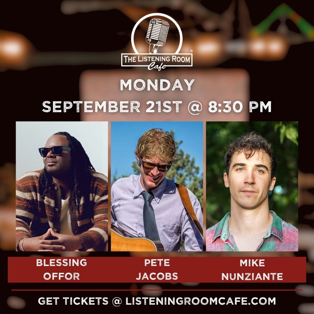 BLESSING OFFOR, PETE JACOBS, &amp; MIKE NUNZIANTE
