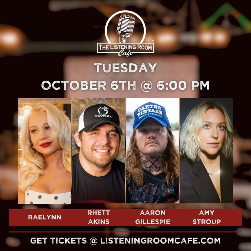 JONAS GROUP PUBLISHING PRESENTS RAELYNN, RHETT AKINS, AARON GILLESPIE &amp; AMY STROUP