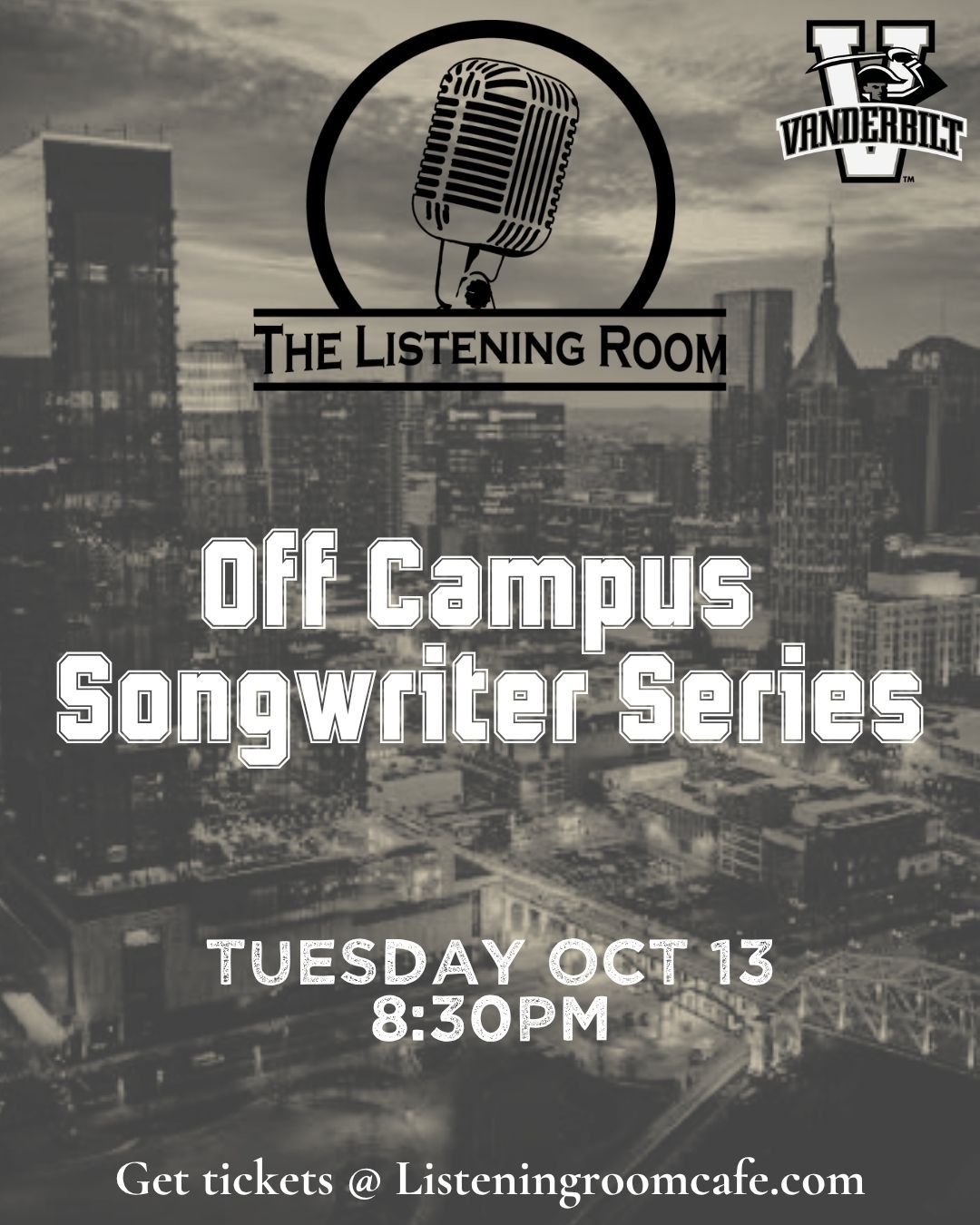 OFF CAMPUS SONGWRITER SERIES: VANDY NIGHT!