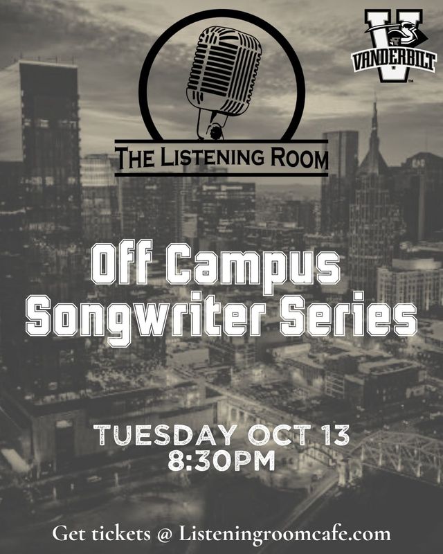 OFF CAMPUS SONGWRITER SERIES: VANDY NIGHT!