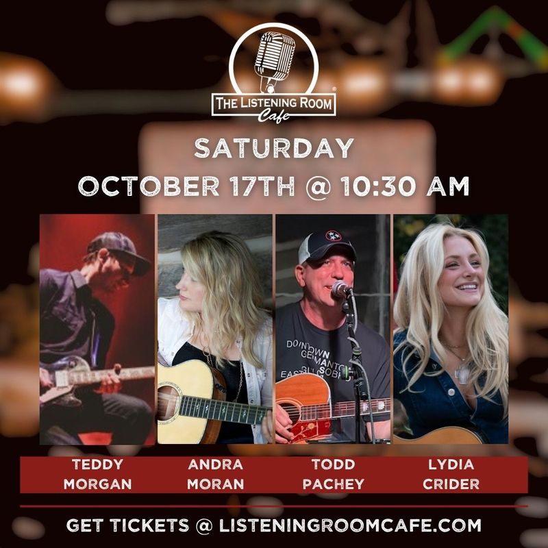TEDDY MORGAN, ANDRA MORAN, TODD PACHEY, &amp; LYDIA CRIDER