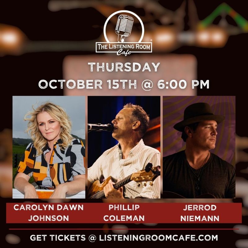CAROLYN DAWN JOHNSON, PHILLIP COLEMAN, &amp; JARROD NIEMANN