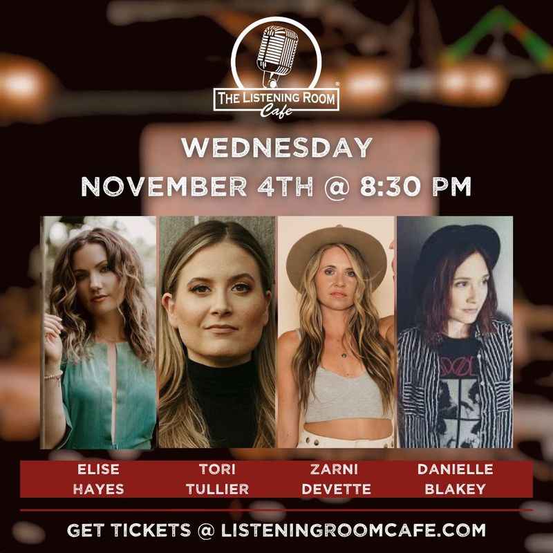ELISE HAYES, TORI TULLIER, ZARNI DE VETTE, &amp; DANIELLE BLAKEY