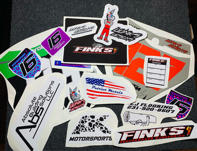 CUSTOM DECALS, TRAILER DECALS, BANNERS, GIFTCARDS, AND MISC