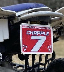 ATV NUMBER PLATES