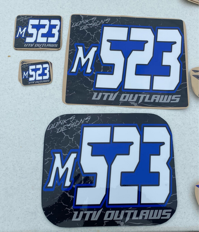 UTV NUMBER PLATES