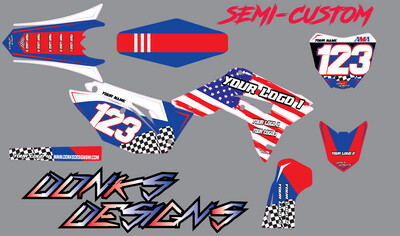 Semi Custom "American Racing" 125CC-