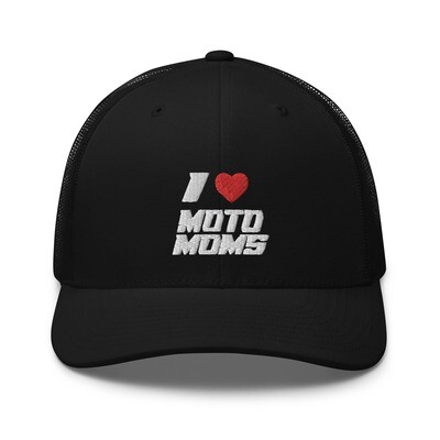 Heart Moto Moms Trucker Cap