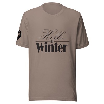 Hello Winter Unisex t-shirt