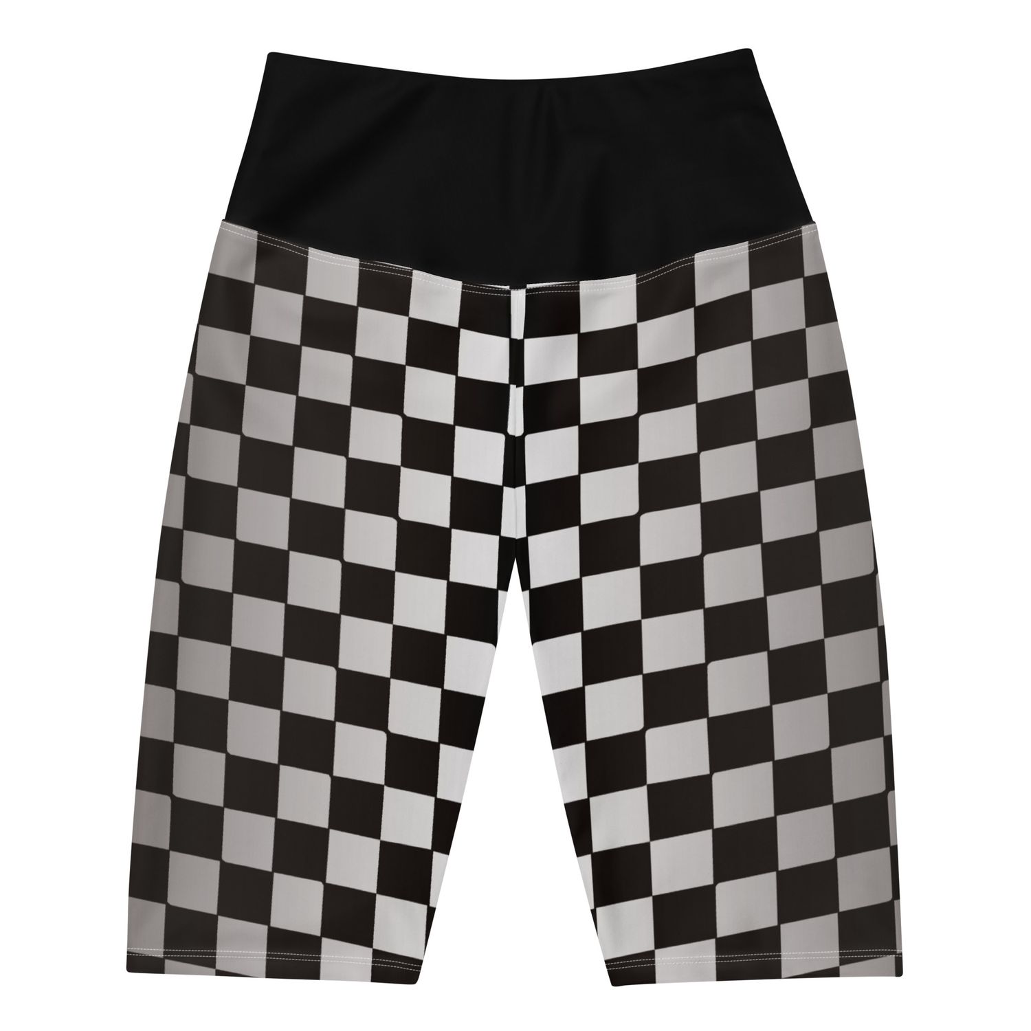 Checkered Biker Shorts
