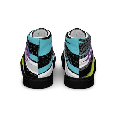 Women’s high top canvas shoes