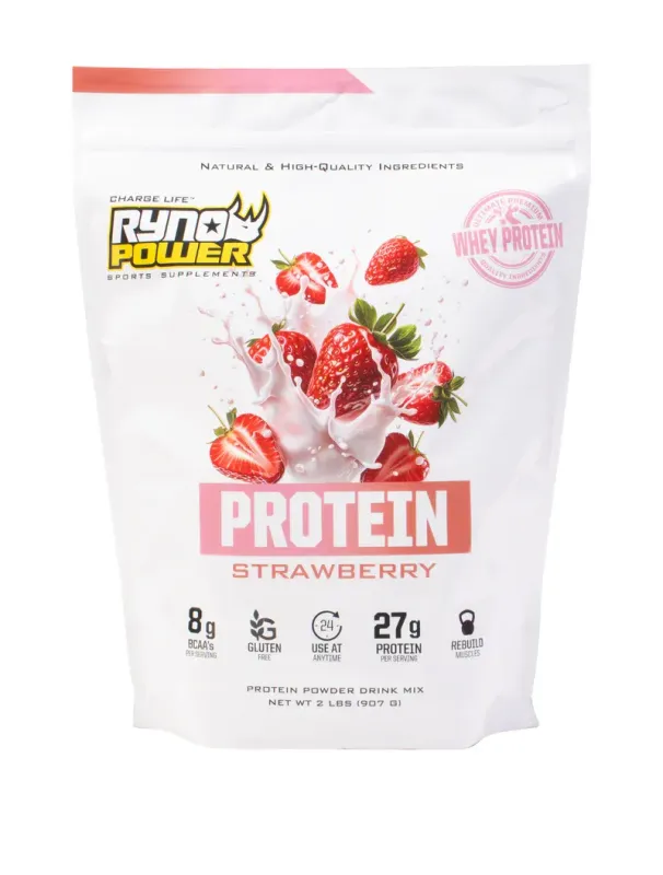 Premium Whey PROTEIN Powder - Strawberry