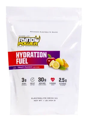 Fruit Punch HYDRATION FUEL Electrolyte Drink Mix Fruit Punch HYDRATION FUEL Electrolyte Drink Mix