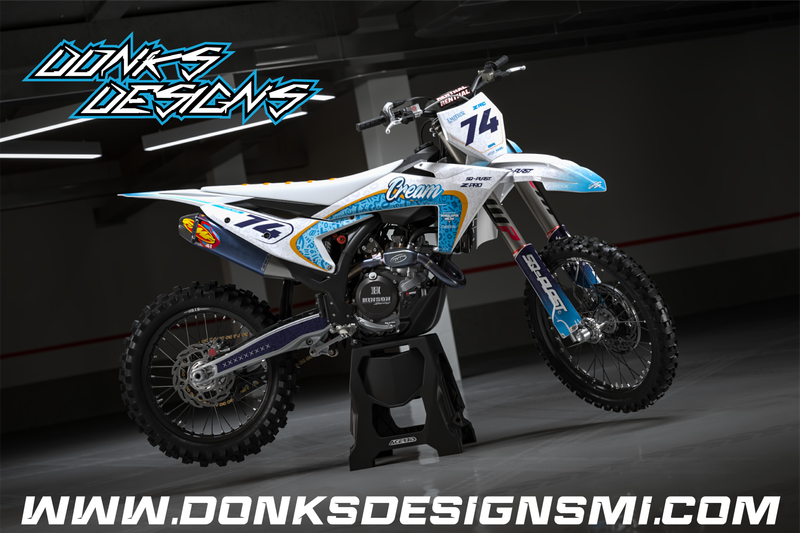 Cream Blue Semi Custom Cream Blue Semi Custom