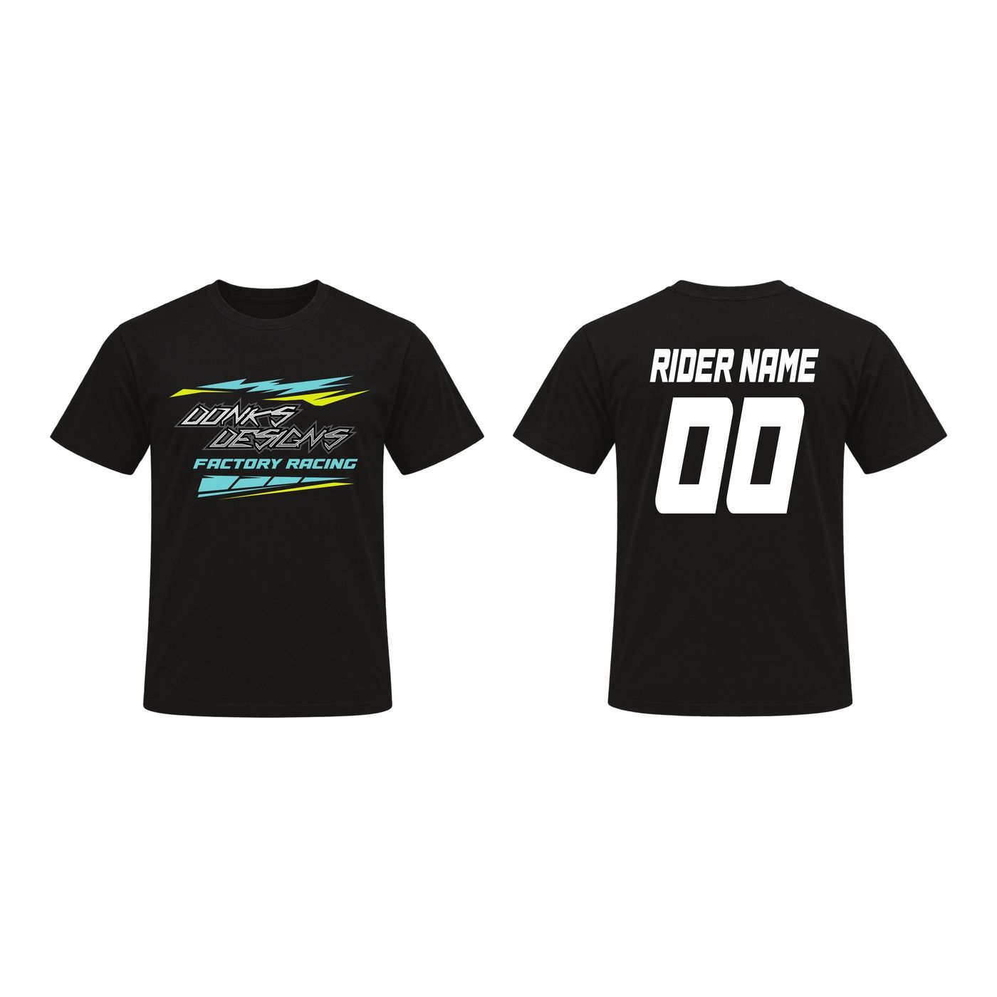 DONKS DESIGNS FACTORY RACING TSHIRT