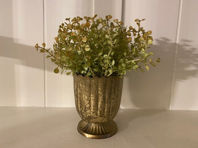 Mini Metal Gold Urn-Large