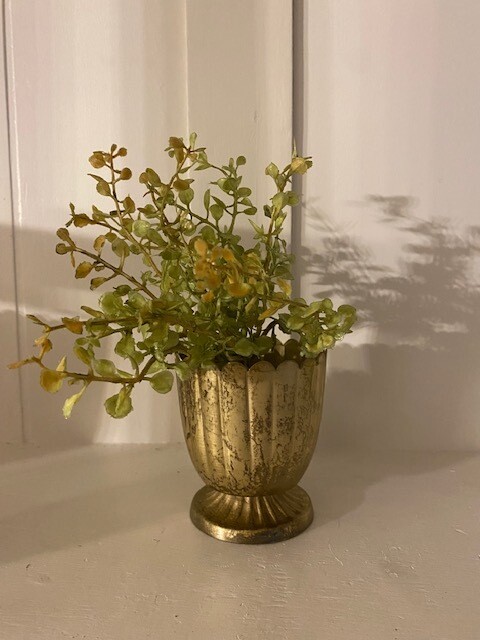 Mini Metal Gold Urn-Small