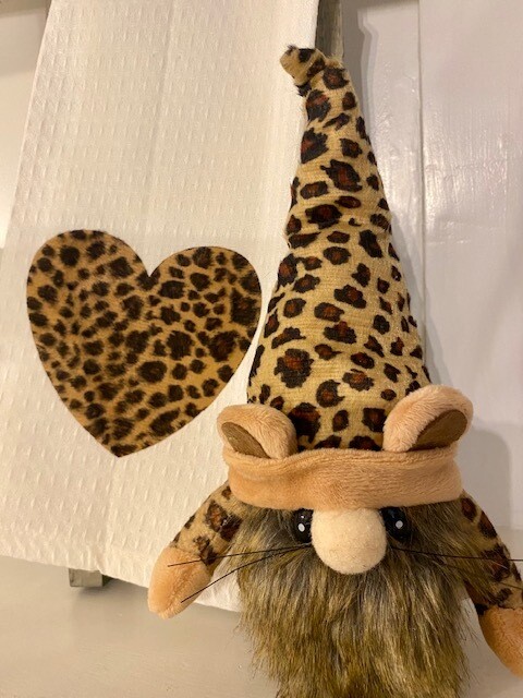 Leopard Print Gnome-Riley