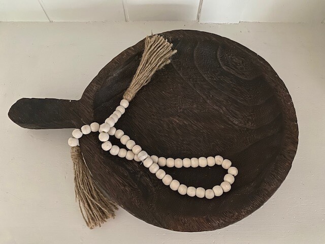 Wood Bead Garland