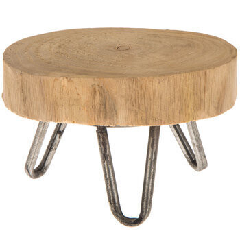 Wood Slice Pedestal