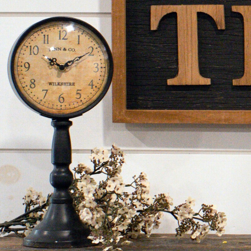 FINN &amp; CO. PEDESTAL CLOCK