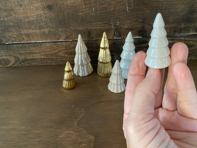 Mini Porcelain Trees-natural