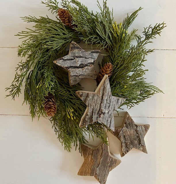 Wood Bark Star