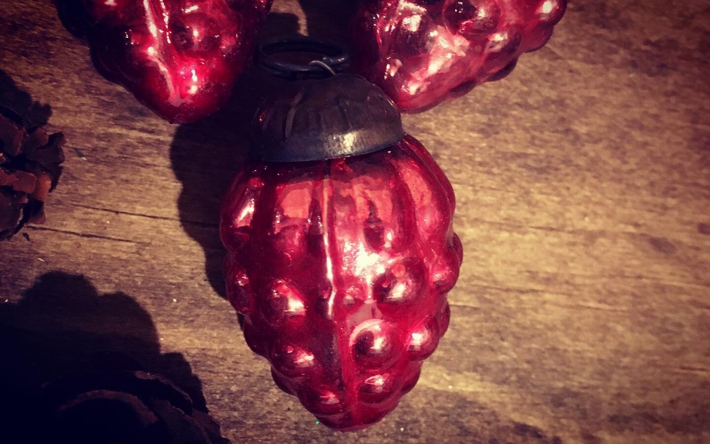 Mini Pink Glass Ball