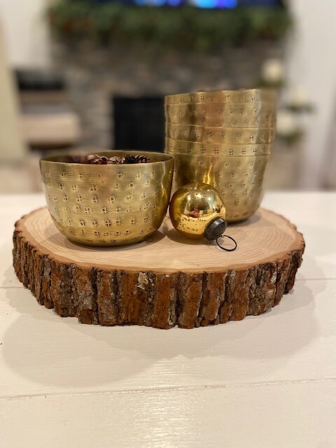Antique Brass Bowl