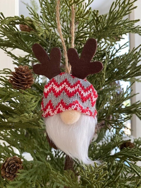 Deer/Moose Gnome Ornament