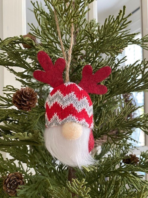 Deer/Moose Gnome Ornament