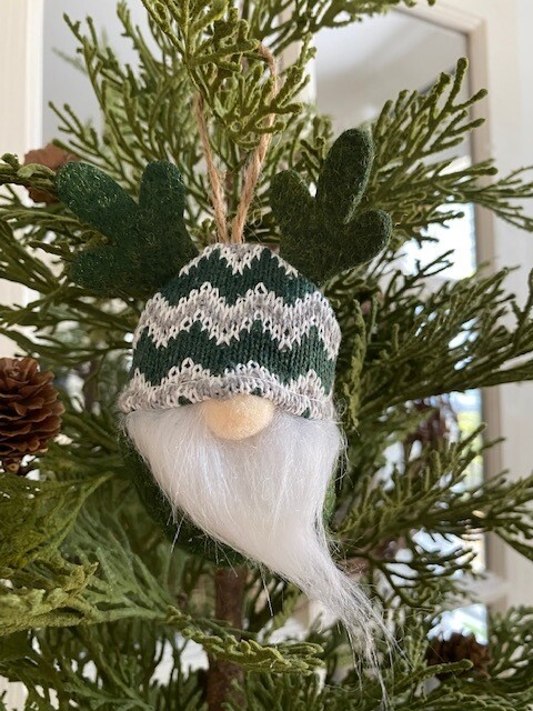 Deer/Moose Gnome Ornament