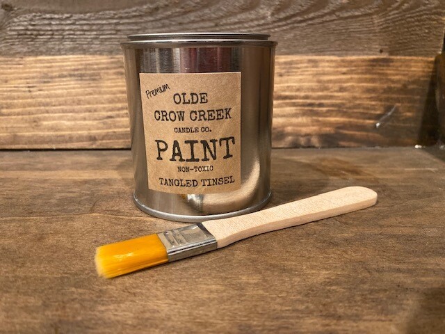 Tangled Tinsel Paint Can Candle