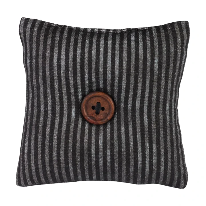 Black &amp; Gray Mini Pillow
