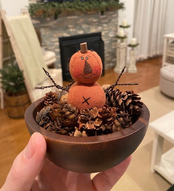 Mini Jack-O-Lantern Ornament