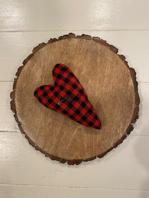 Primitive Heart Red Buffalo Check