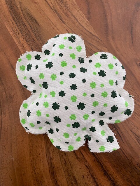 Mini Pillow: Shamrock No. 2