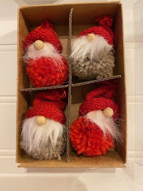 Mini Ornaments: Santa Gnome Box Set