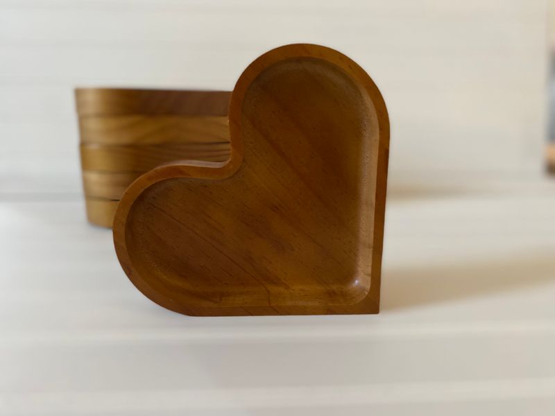 Tray: Wood Heart