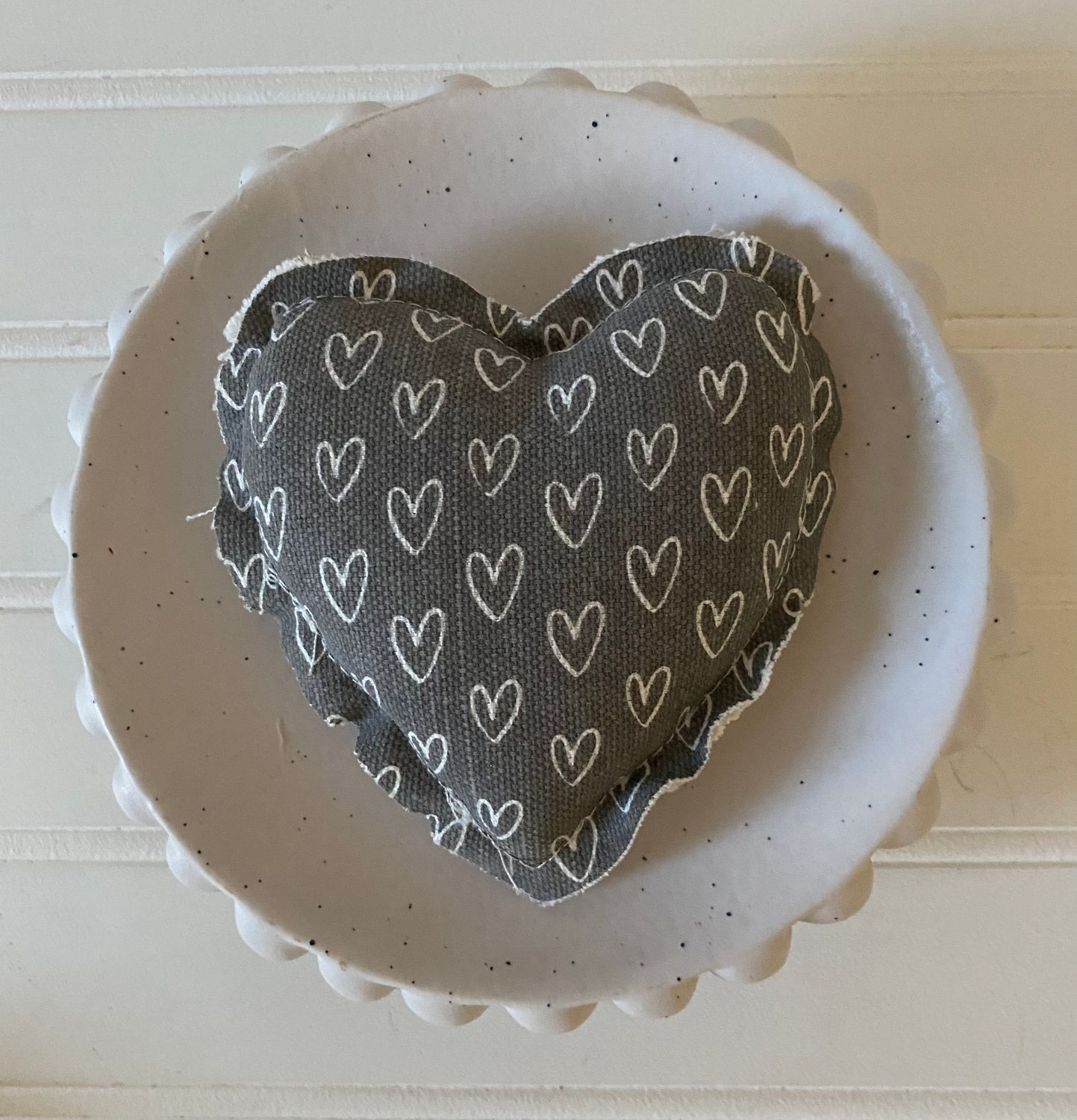 Mini Heart Pillow: Love You More-reversible