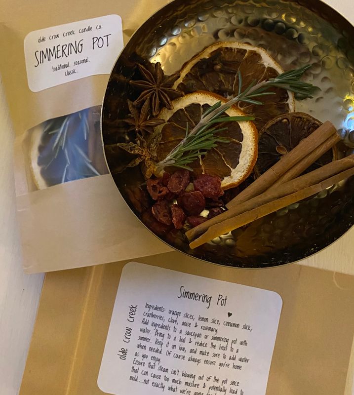 Orange &amp; Spice Traditional Simmering Pot