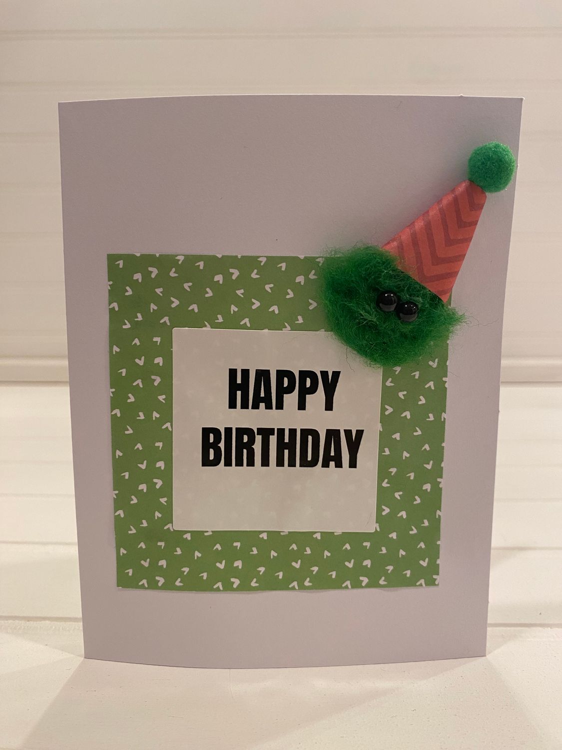 Niff Note: Birthday Green &amp; Orange